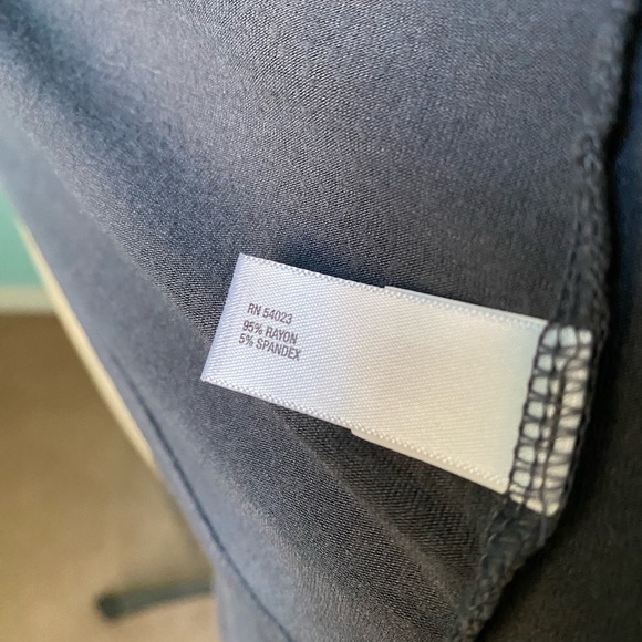 Gap women’s XS asymmetrical jersey wrap cardigan / dark grey - Picture 5 of 5